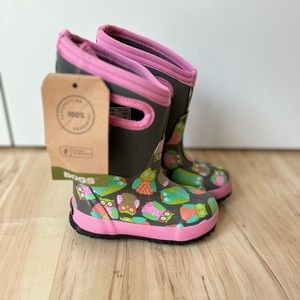 Bogs Kids Classic Owl Winter Boot